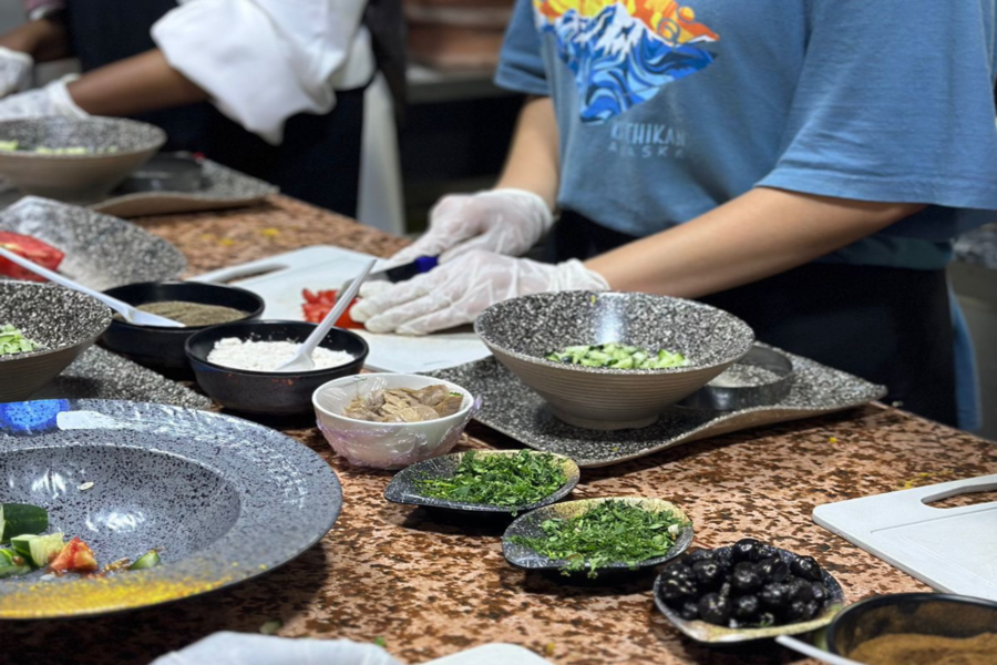 Clase de cocina marroquí Marrakech en Chouf l'Or con recogida