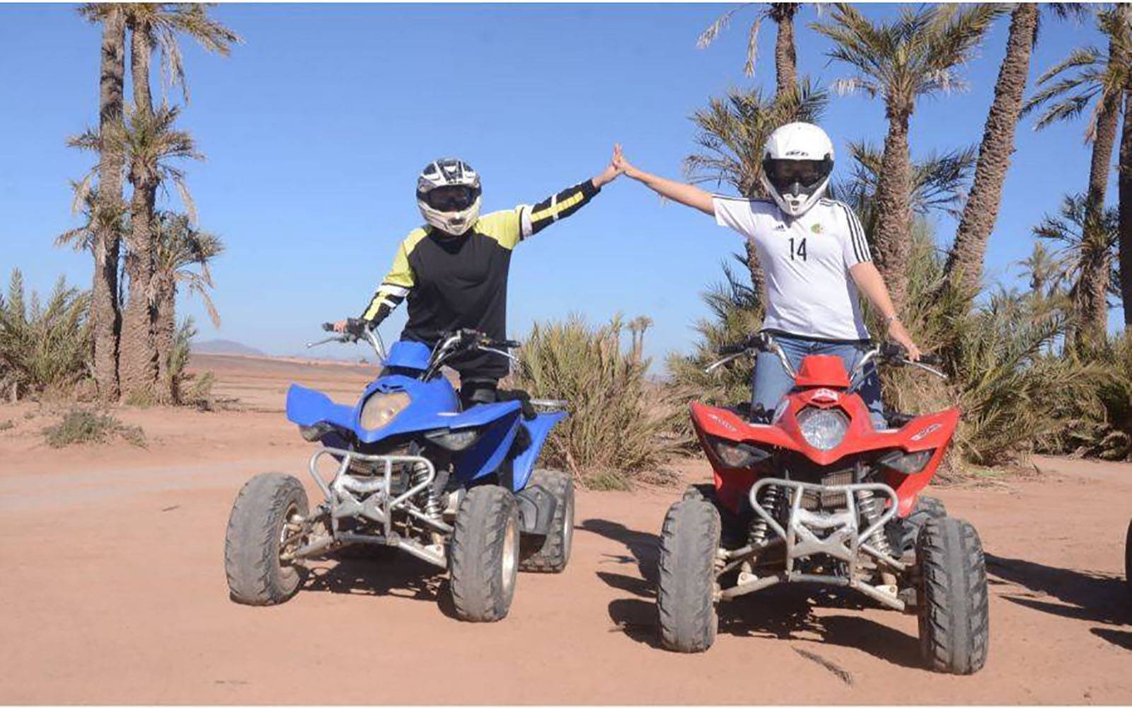 Marrakech: Quads en el Palmeral y spa tradicional marroquí