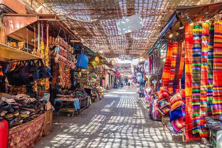 Visita a la azotea y visita a Medina con comidas en Marrakech