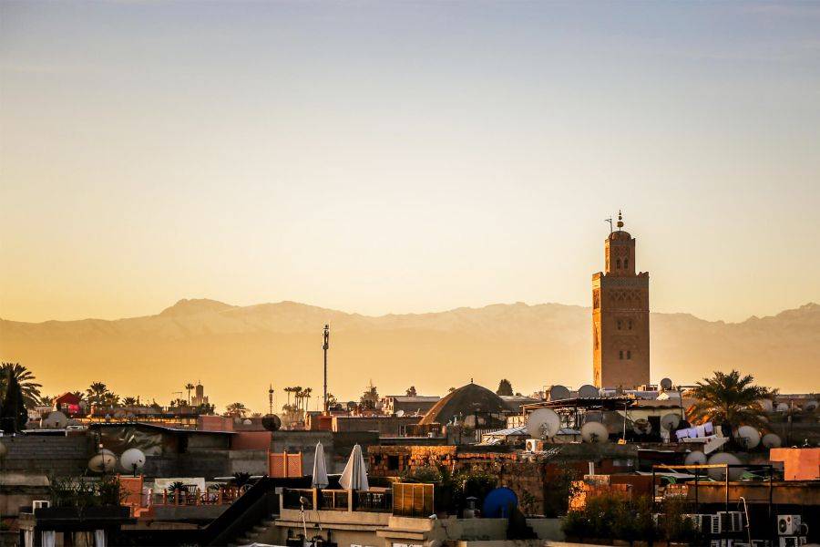 Visita a la azotea y visita a Medina con comidas en Marrakech