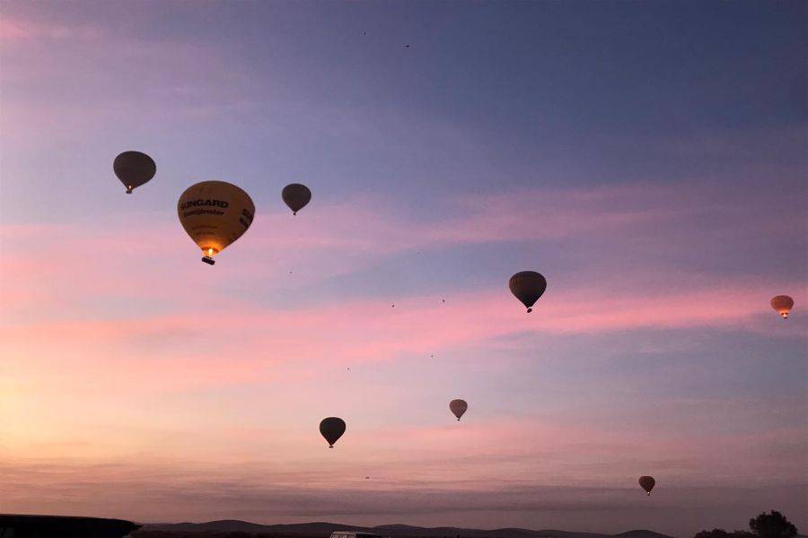 Aventura en globo aerostático al amanecer en Marrakech