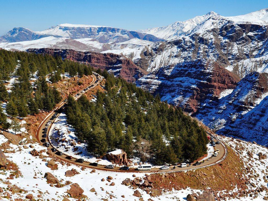 Excursión de un día a la estación de esquí y montaña Atlas
