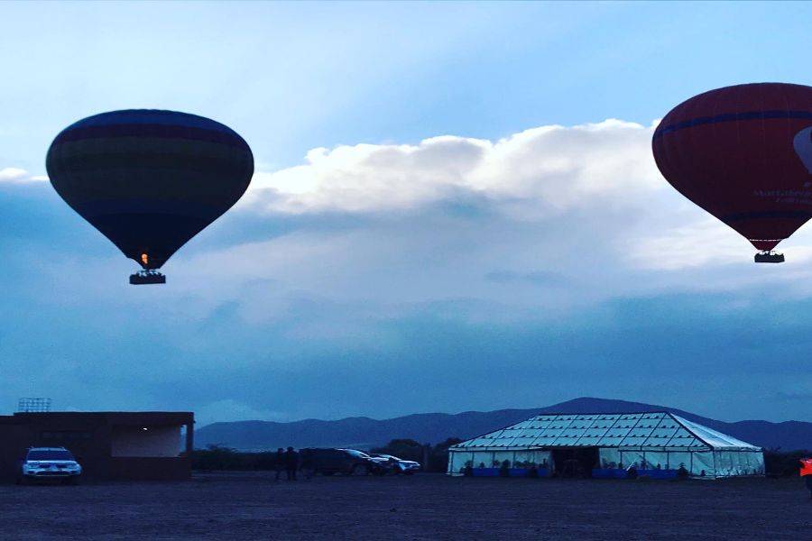 Aventura en globo aerostático al amanecer en Marrakech