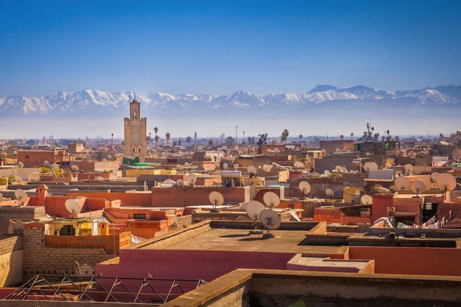 Visita a la azotea y visita a Medina con comidas en Marrakech