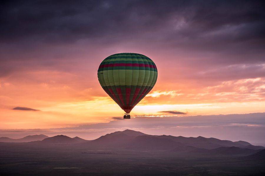 Aventura en globo aerostático al amanecer en Marrakech
