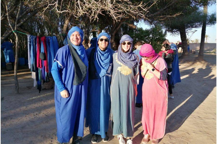 Paseo en camello en la Palmeraie de Marrakech