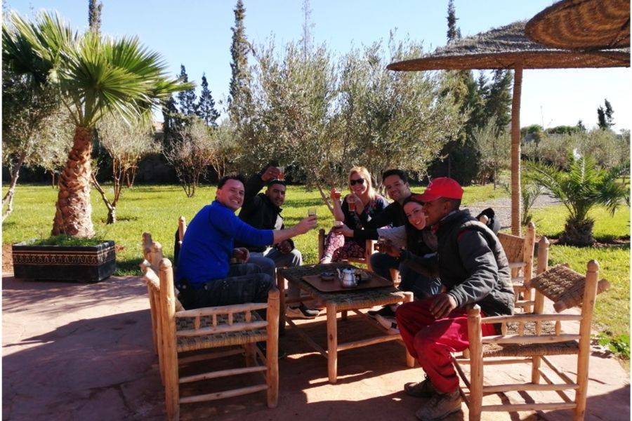 Visita del jardín Majorelle con paseo en camello por la Palmeraie de Marrakech