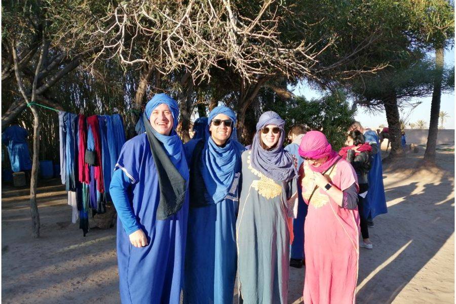 Visita del jardín Majorelle con paseo en camello por la Palmeraie de Marrakech