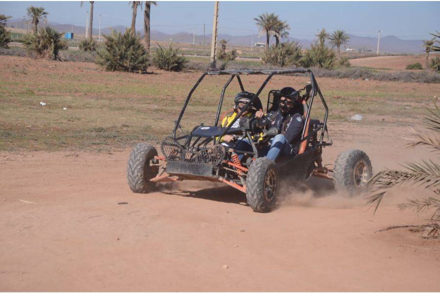 Paseo en buggy en Marrakech Palmeraie