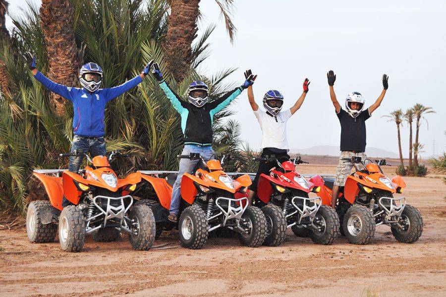 Paseo en quad en la Palmeraie de Marrakech