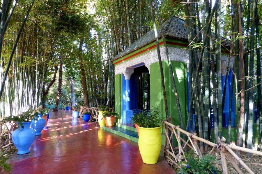 Visita del jardín Majorelle con paseo en camello por la Palmeraie de Marrakech