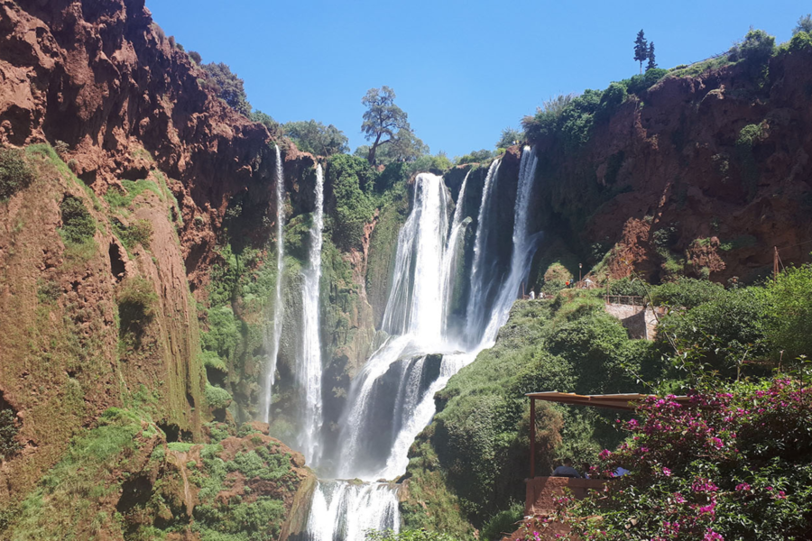 Tour de día completo a las cascadas de Ouzoud con paseo en barco