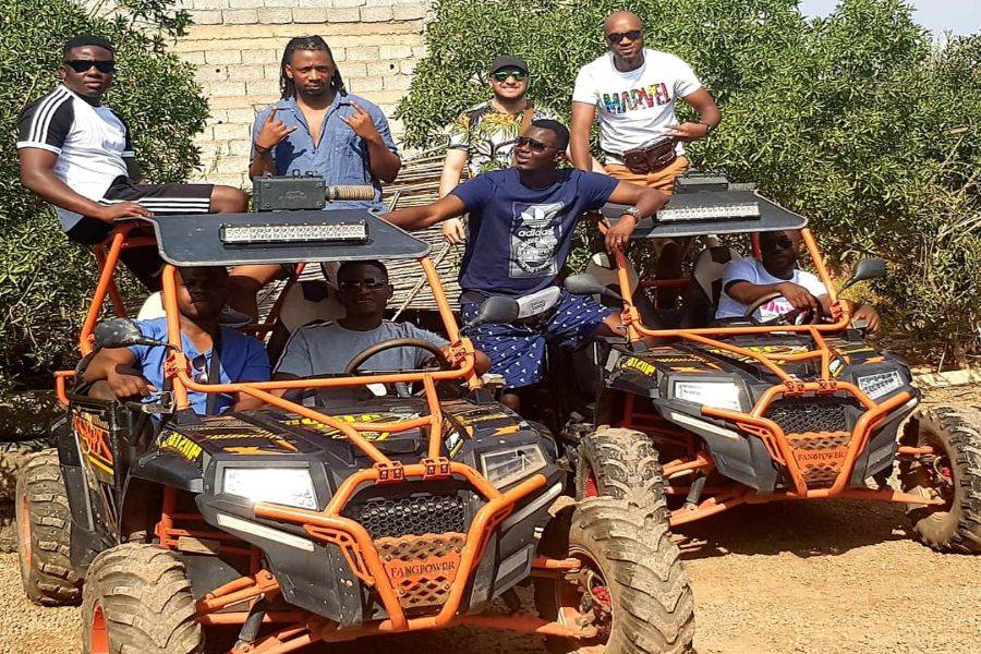 Paseo en buggy en Marrakech Palmeraie