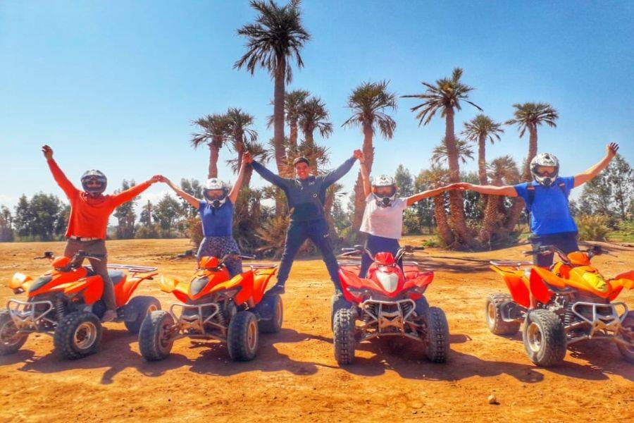 Paseo en quad en la Palmeraie de Marrakech