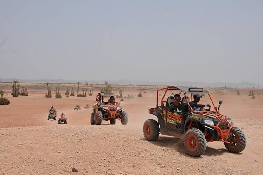 Paseo en buggy en Marrakech Palmeraie