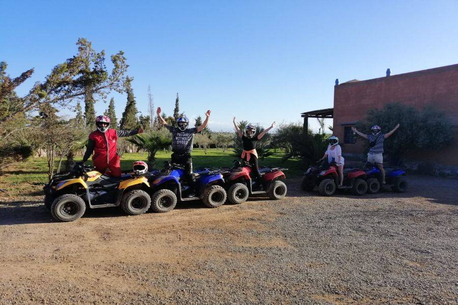 Paseo en quad en la Palmeraie de Marrakech