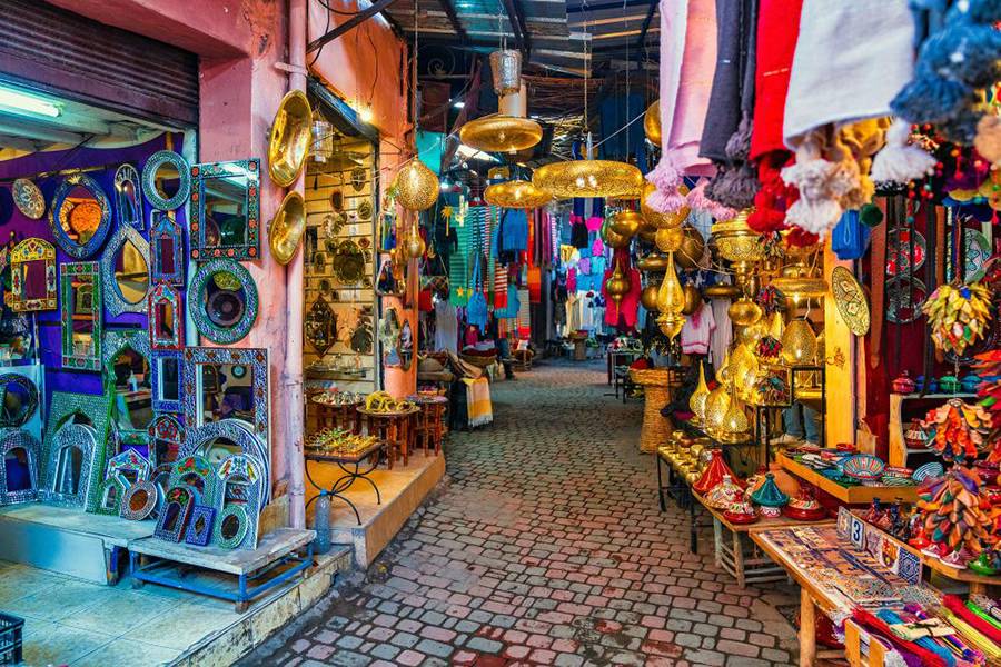 Zocos tradicionales de Marrakech y visita a la antigua medina