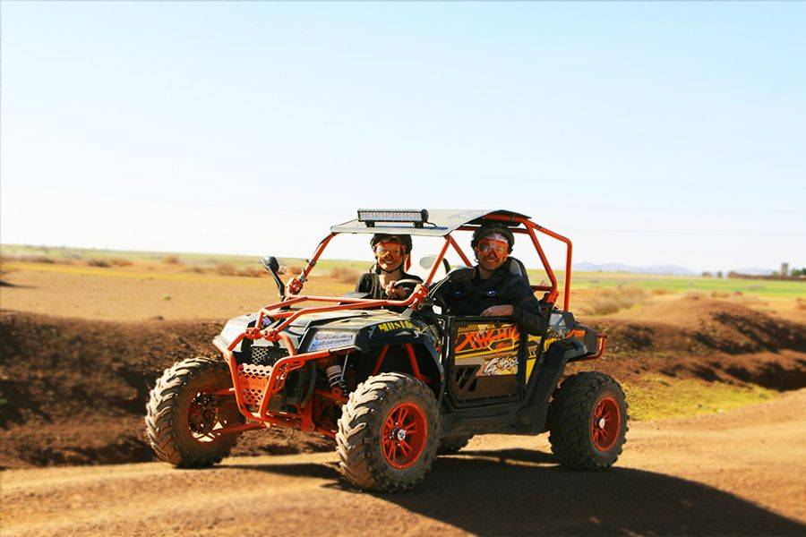 Paseo en buggy en Marrakech Palmeraie