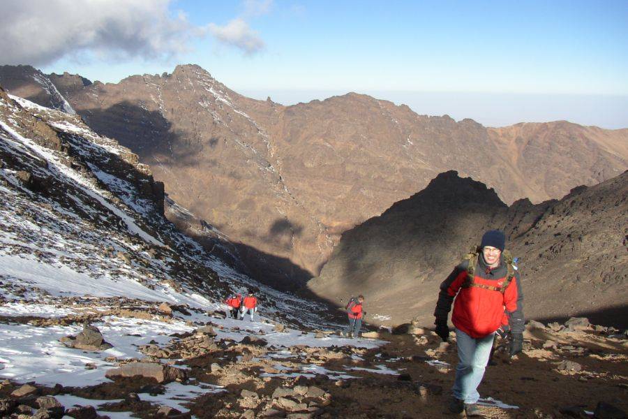 2 días de caminata en la montaña Toubkal
