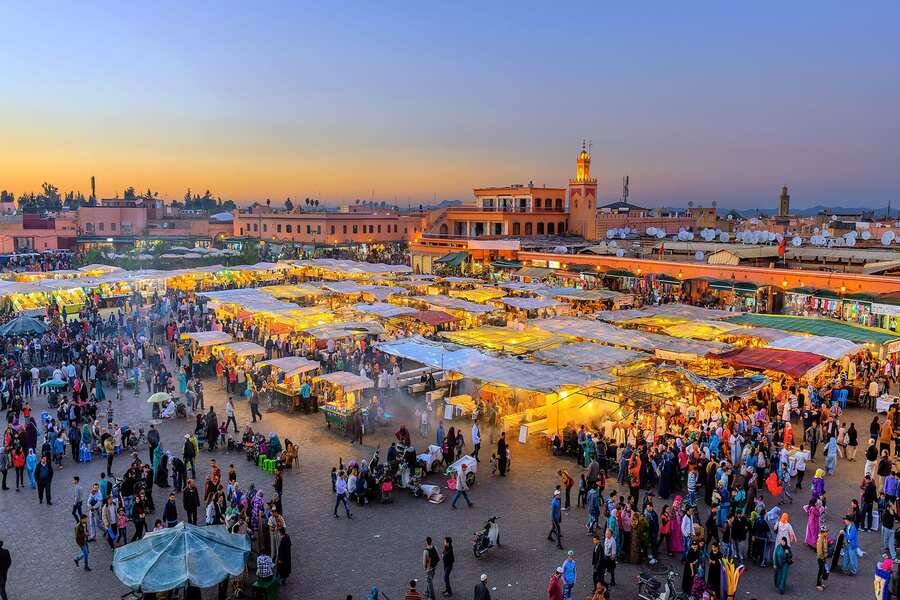 Zocos tradicionales de Marrakech y visita a la antigua medina
