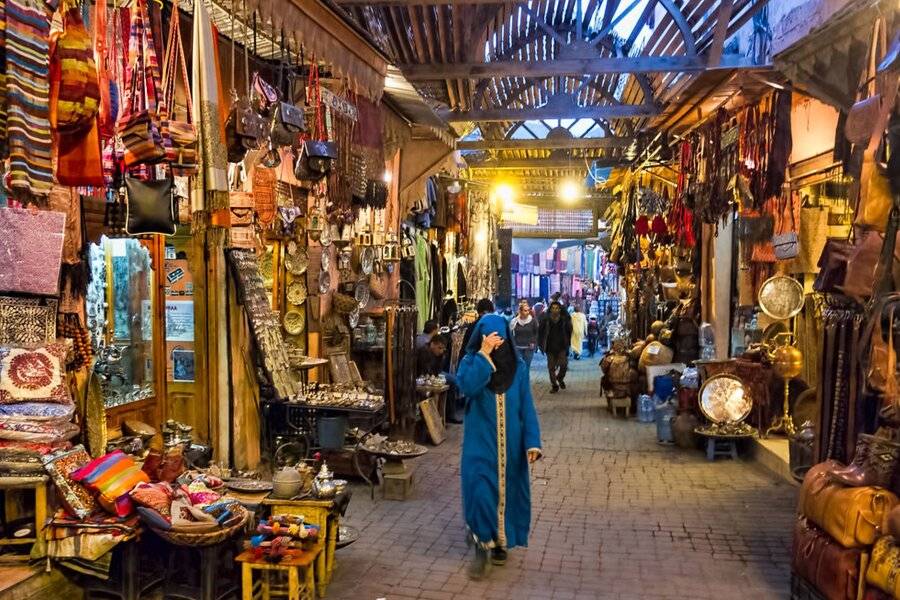Zocos tradicionales de Marrakech y visita a la antigua medina