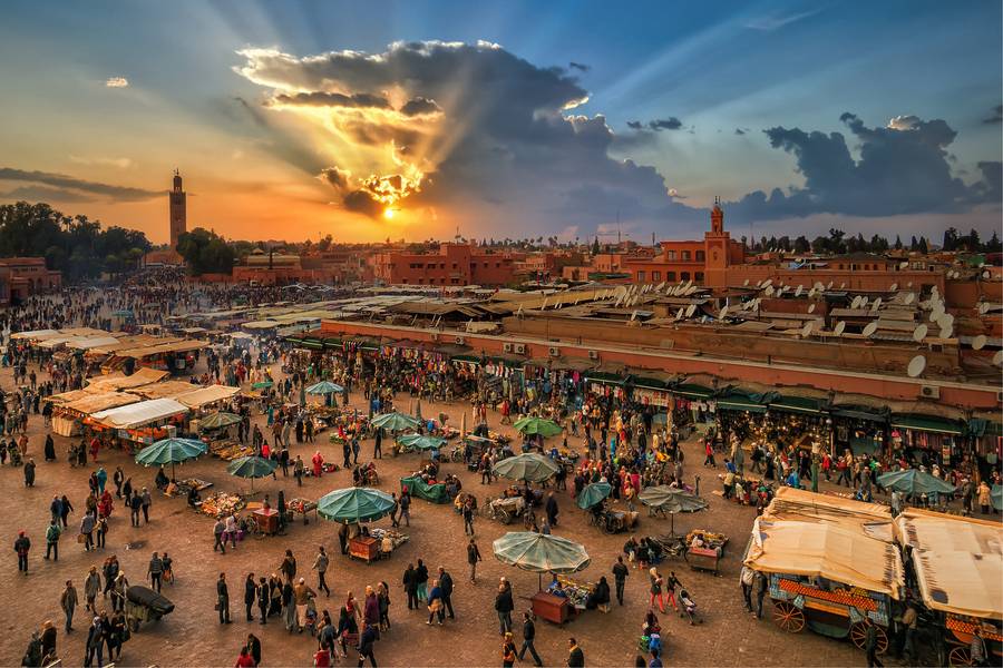 Zocos tradicionales de Marrakech y visita a la antigua medina