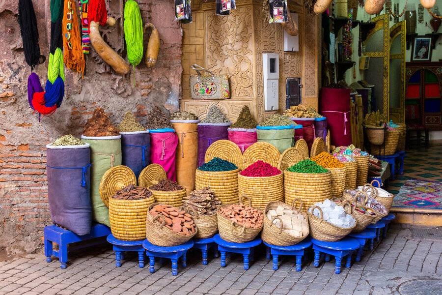 Zocos tradicionales de Marrakech y visita a la antigua medina
