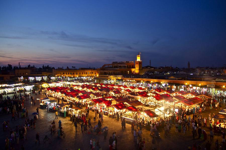 Zocos tradicionales de Marrakech y visita a la antigua medina