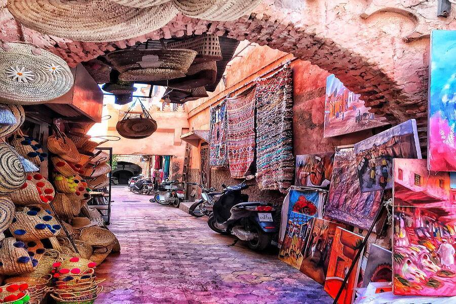 Zocos tradicionales de Marrakech y visita a la antigua medina