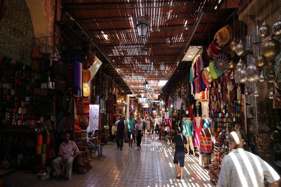 Zocos tradicionales de Marrakech y visita a la antigua medina