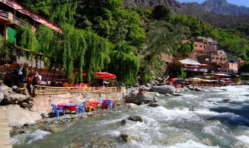Excursión de un día al valle de Ourika y las montañas del Atlas
