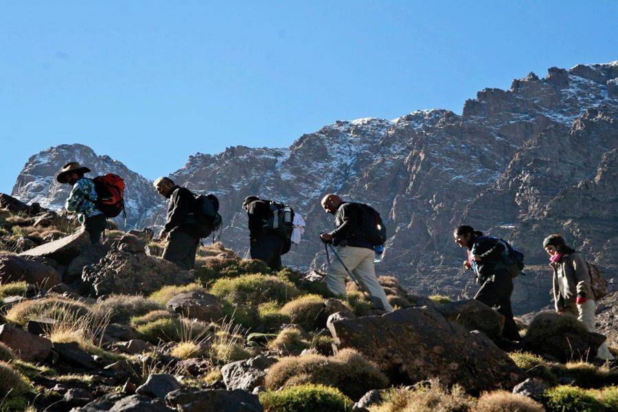 2 días de caminata en la montaña Toubkal