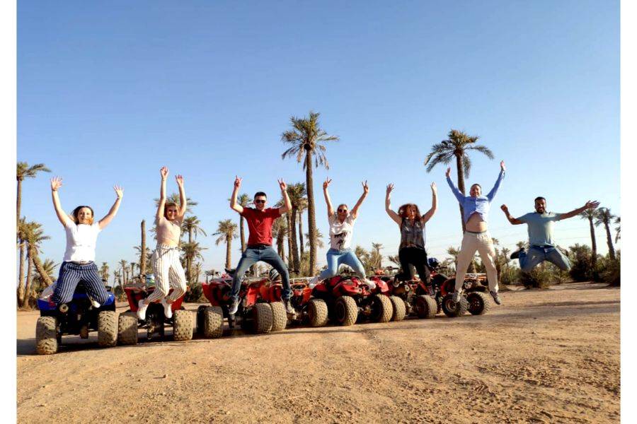 Paseo en quad en la Palmeraie de Marrakech