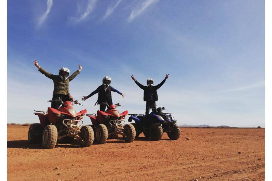 Paseo en quad en la Palmeraie de Marrakech
