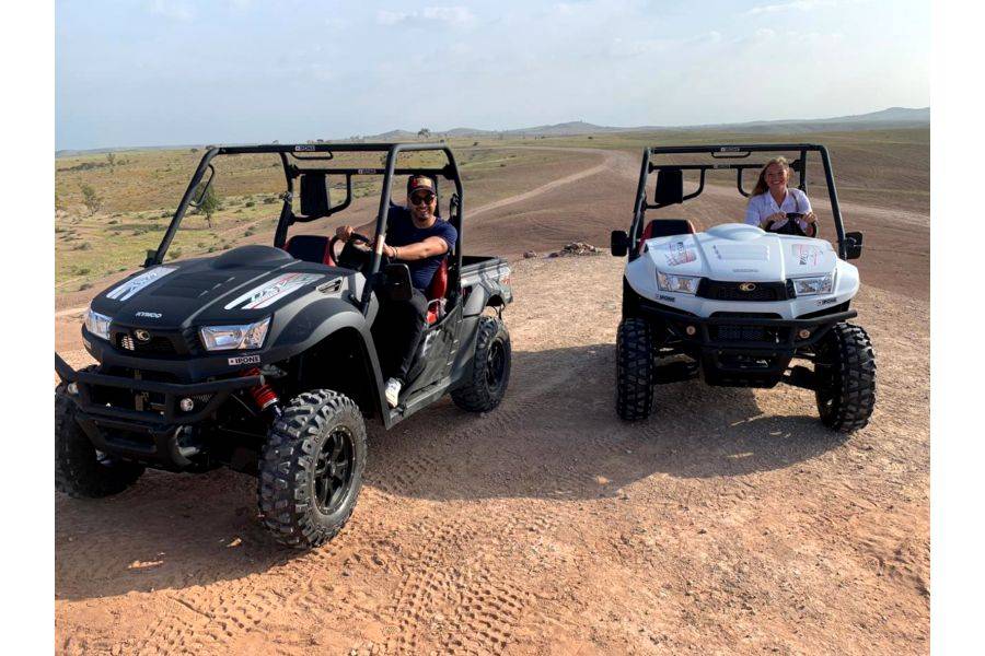 Paseo en buggy en Marrakech Palmeraie