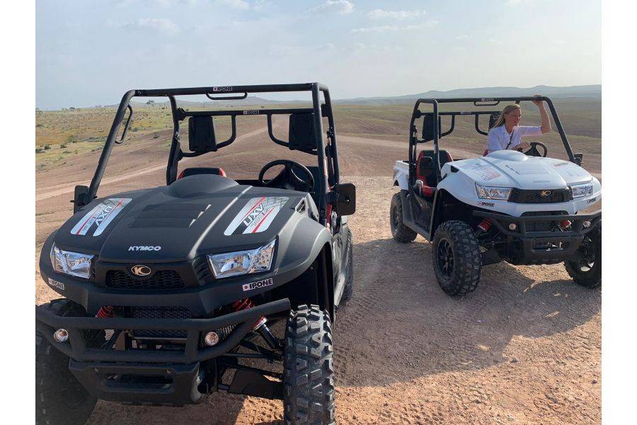 Paseo en buggy en Marrakech Palmeraie