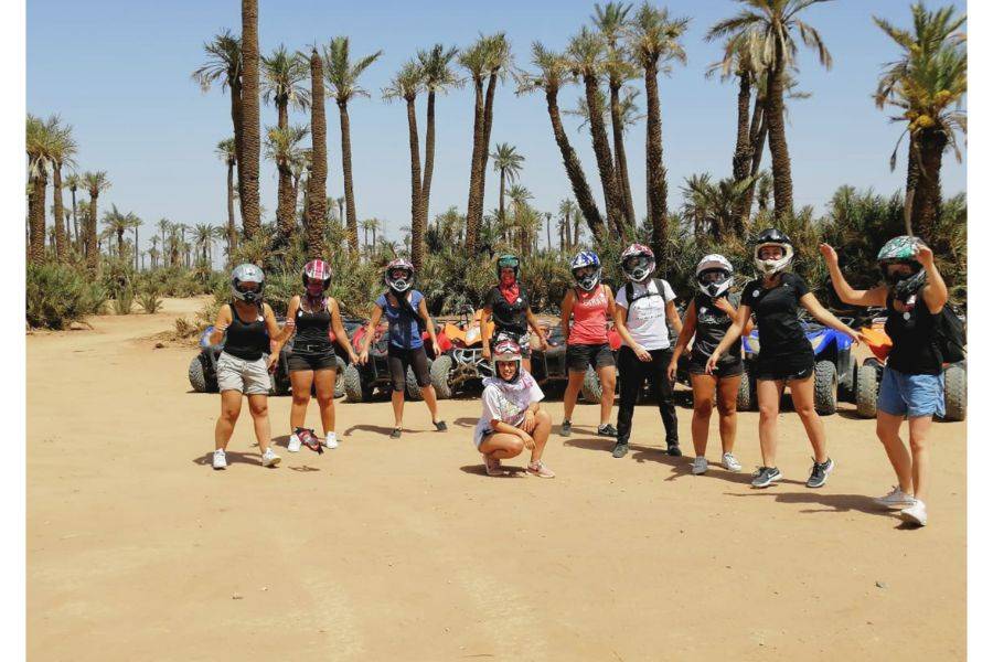 Paseo en quad en la Palmeraie de Marrakech