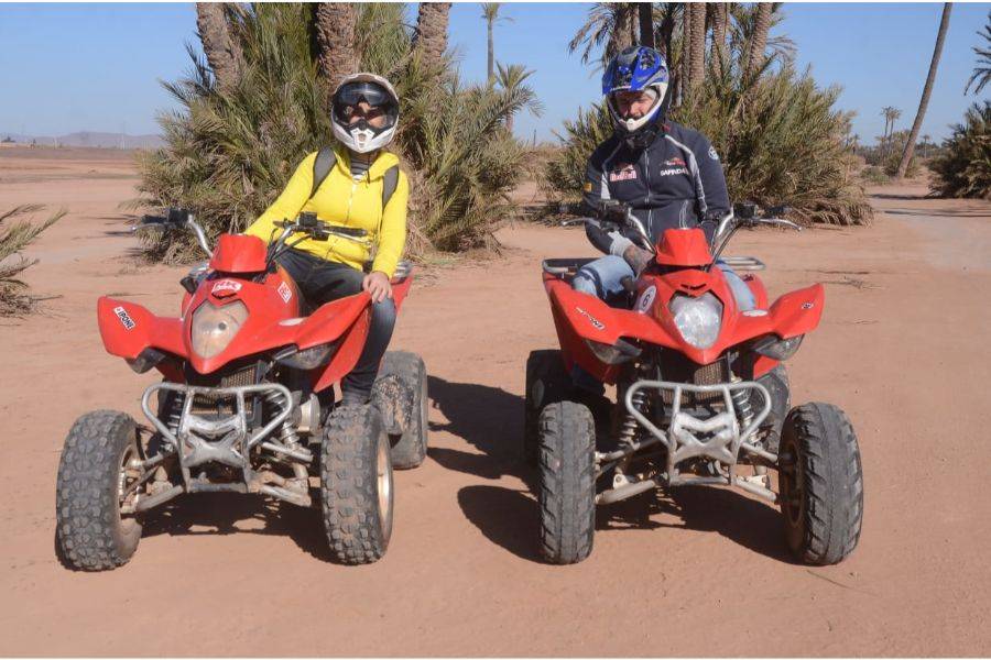 Paseo en quad en la Palmeraie de Marrakech