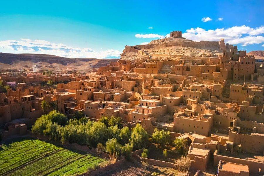 Ouarzazate, Kasbah Ait ben haddou y Oasis Fint Tour de 2 días
