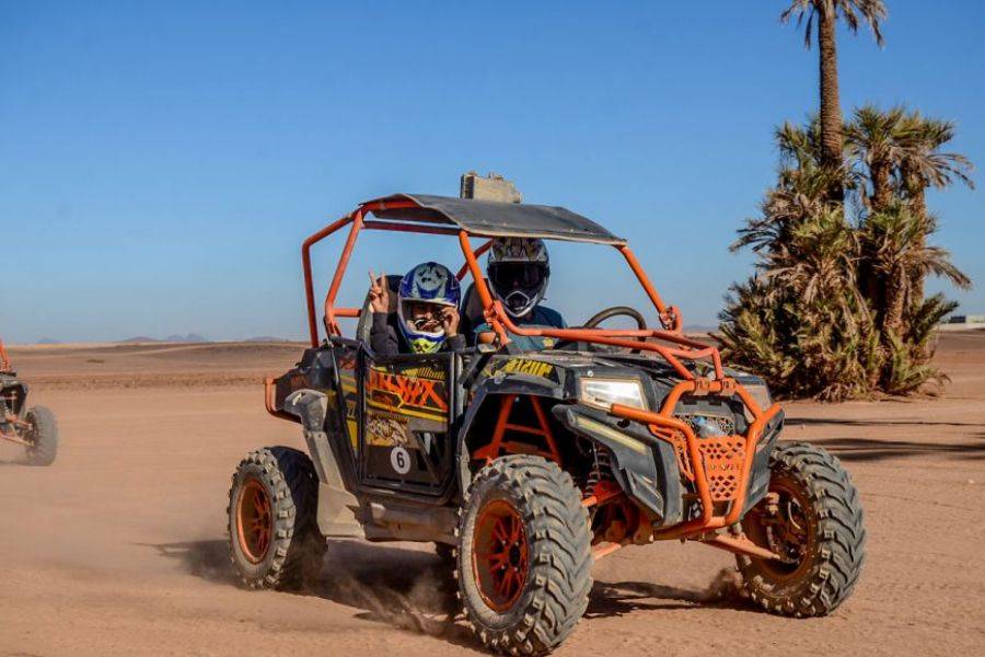 Paseo en buggy en Marrakech Palmeraie