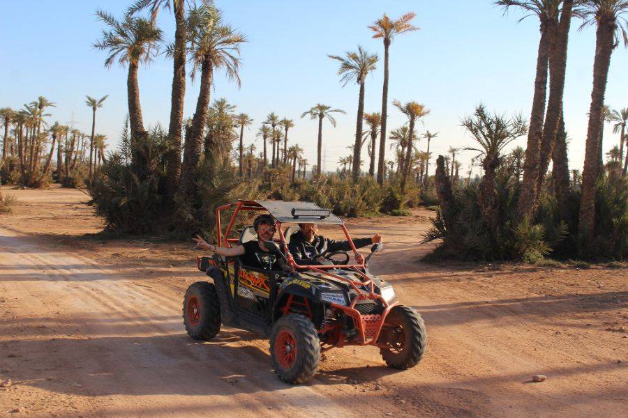 Paseo en buggy en Marrakech Palmeraie