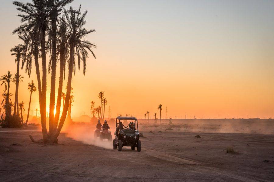 Paseo en buggy en Marrakech Palmeraie