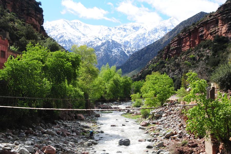 Excursión de un día al valle de Ourika y las montañas del Atlas