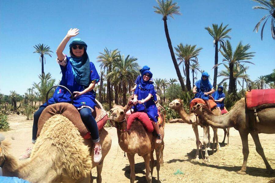 Paseo en camello y quad y spa y tratamiento de hammam