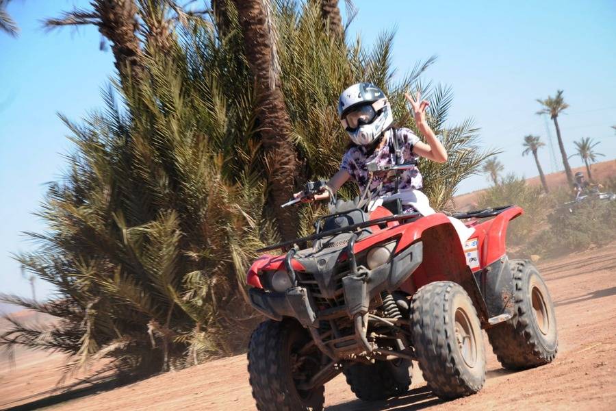 Paseo en camello y quad y spa y tratamiento de hammam