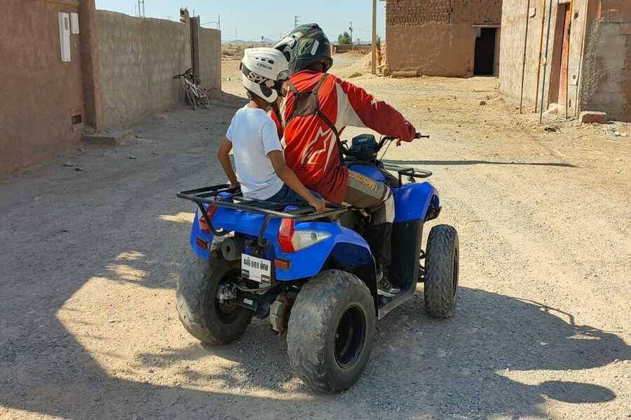 Paseo en camello y quad y spa y tratamiento de hammam