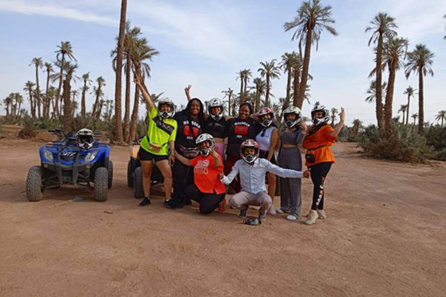 Paseo en camello y quad y spa y tratamiento de hammam