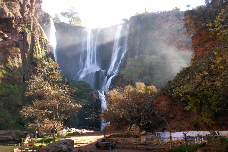 Tour de día completo a las cascadas de Ouzoud con paseo en barco