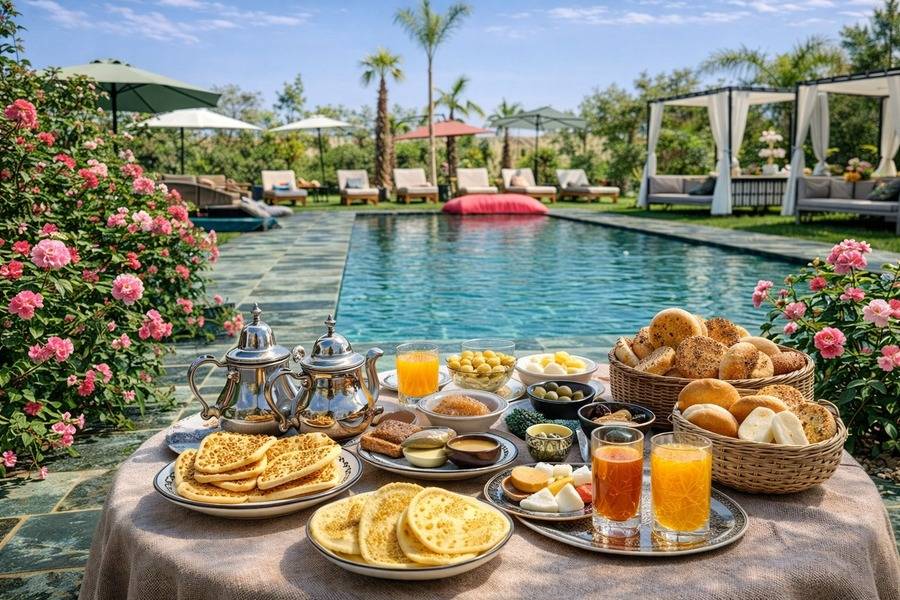 Amanecer en globo en Marrakech, pase de día en piscina y almuerzo