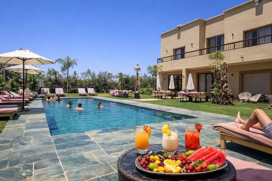 Amanecer en globo en Marrakech, pase de día en piscina y almuerzo
